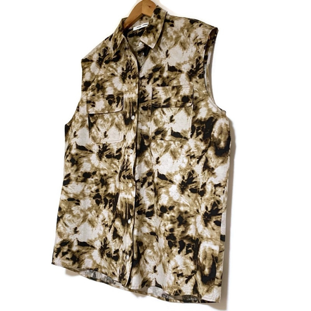 SAMSOE OVERSIZED SLEEVELESS SHIRT